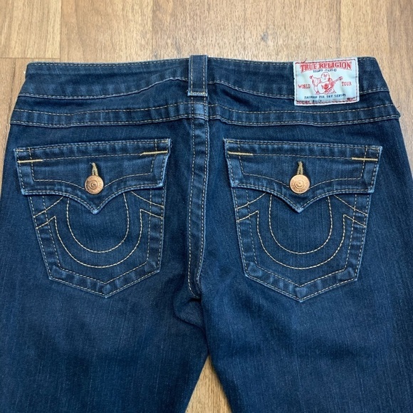 True Religion Billy Skinny Dark Denim Jeans 27 - Picture 7 of 9